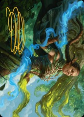Art Series (31/54) Gold Signature - Nissa, Worldsoul Speaker